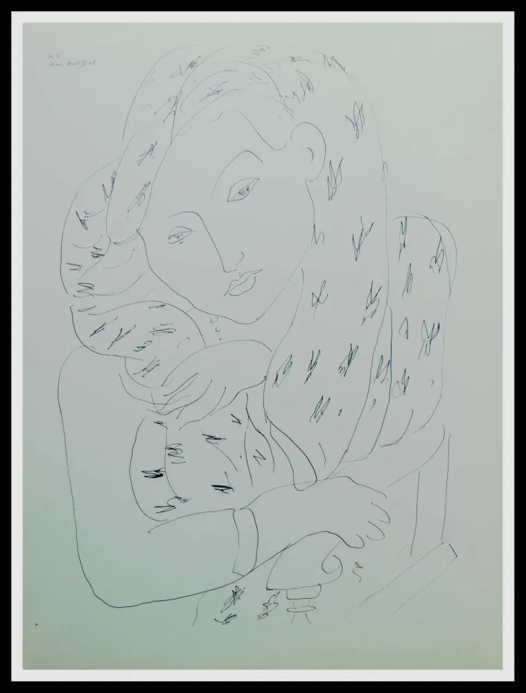 Lithographie Matisse (After) - THEMES & VARIATIONS V
