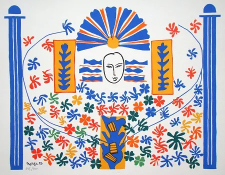Lithographie Matisse - Apollo