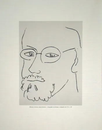 Lithographie Matisse - Autoportrait