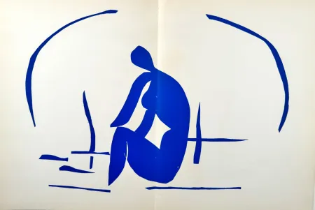Lithographie Matisse - Baigneuse dans les roseaux 