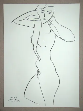 Lithographie Matisse - Claude