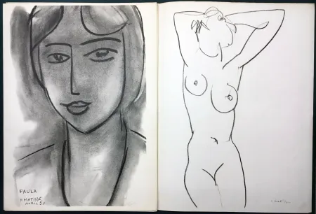 Livre Illustré Matisse - Derrière le Miroir n° 46-47. MATISSE. Mai 1952. 1ère Édition.