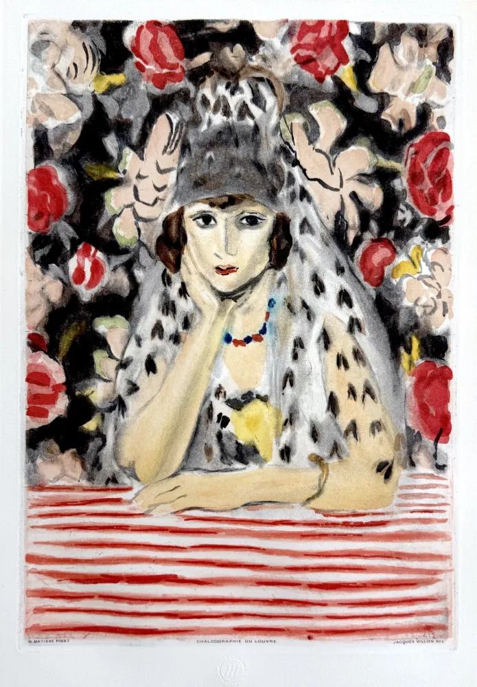 Eau-Forte Et Aquatinte Matisse - Espagnole a la Mantille