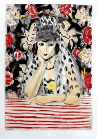 Eau-Forte Et Aquatinte Matisse - Espagnole a la Mantille
