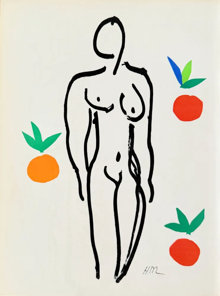 Lithographie Matisse - Femme