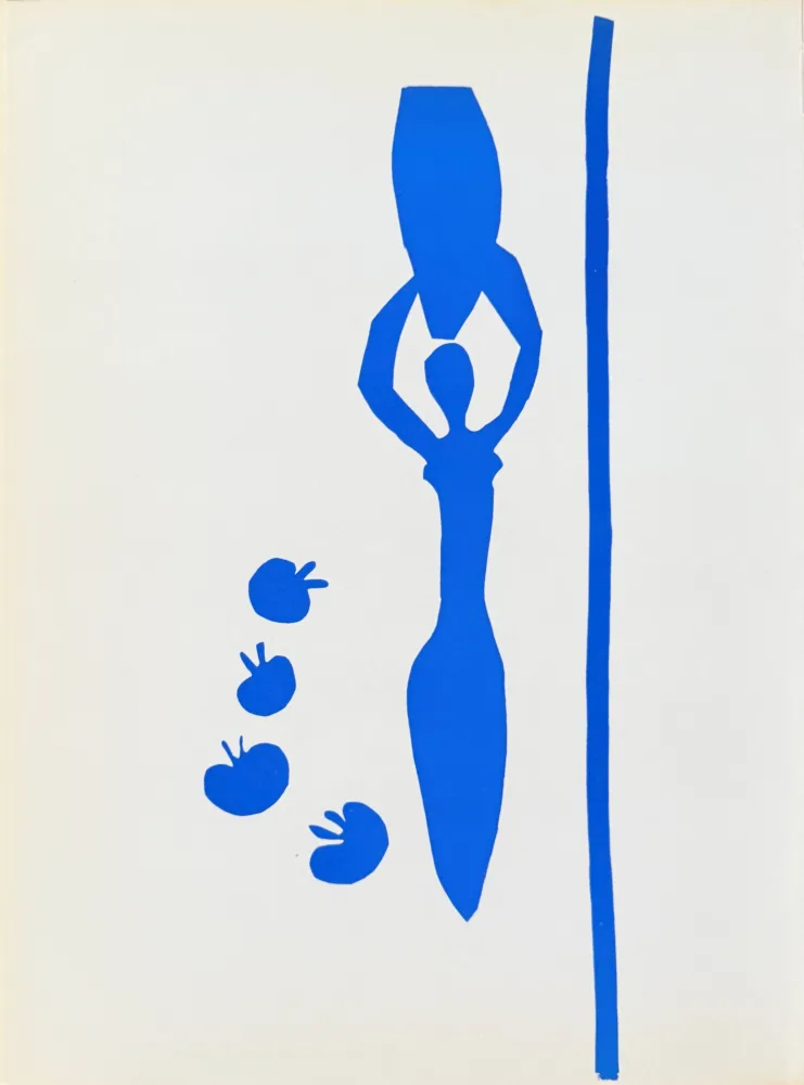 Lithographie Matisse - Femme Bleue