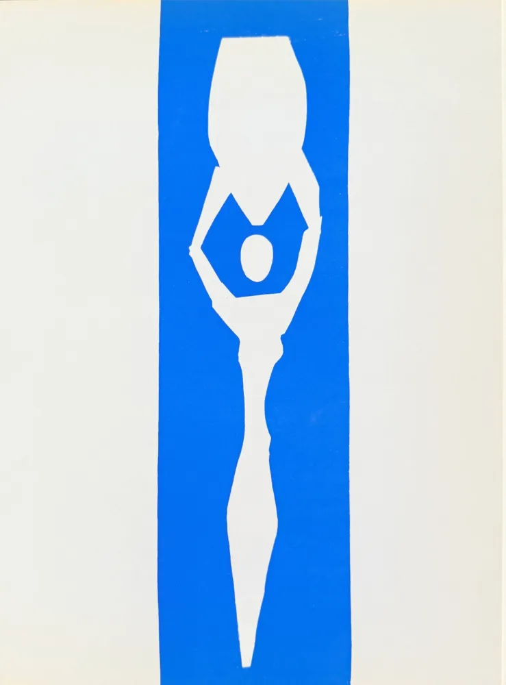 Lithographie Matisse - Femme Bleue