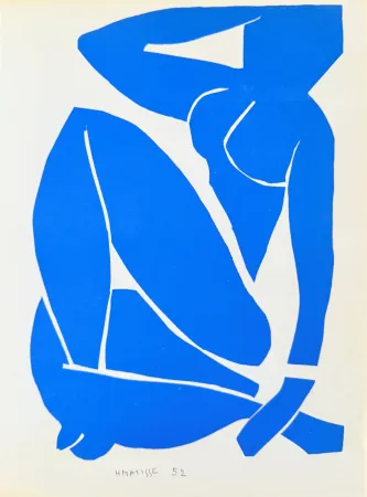 Lithographie Matisse - Femme Bleue