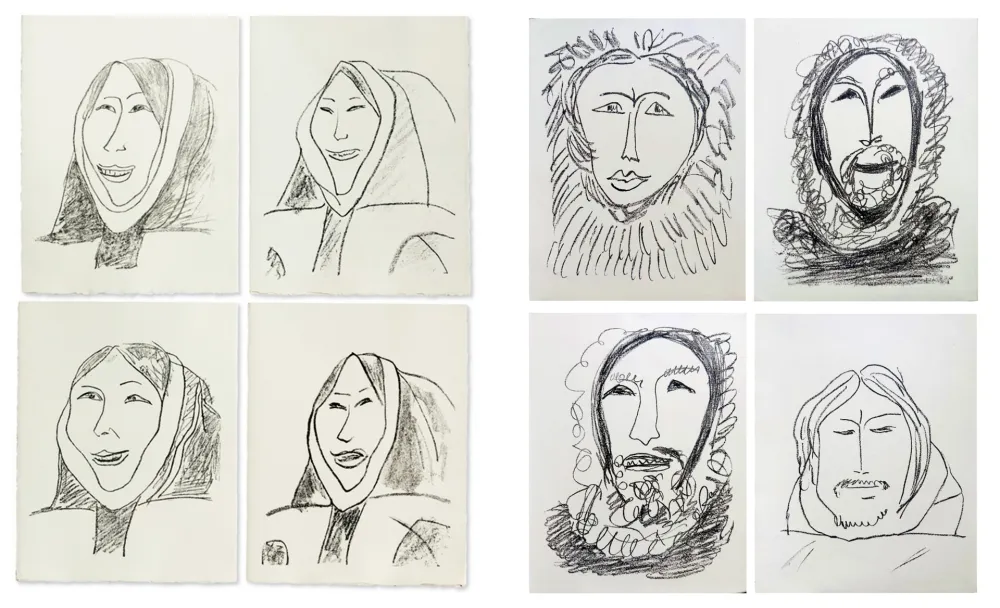 Livre Illustré Matisse - G. Duthuit : UNE FÊTE EN CIMMÉRIE (31 lithographies) Tériade 1963