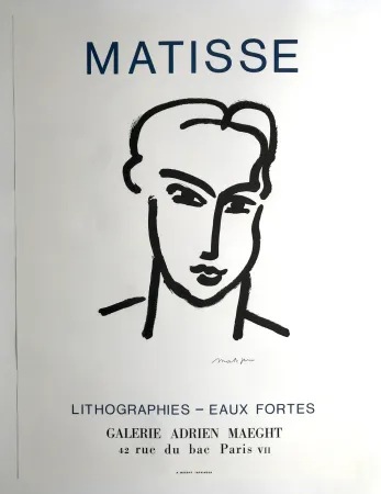 Affiche Matisse - Galerie Adrien Maeght