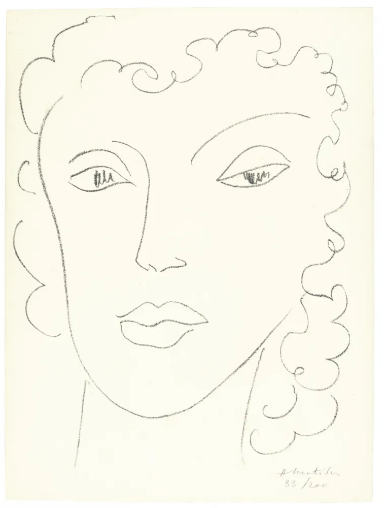 Lithographie Matisse - Haitïenne