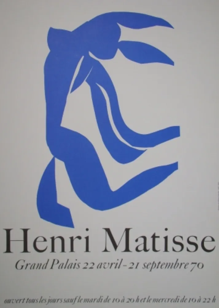 Affiche Matisse - La Chevelure - Grand Palais