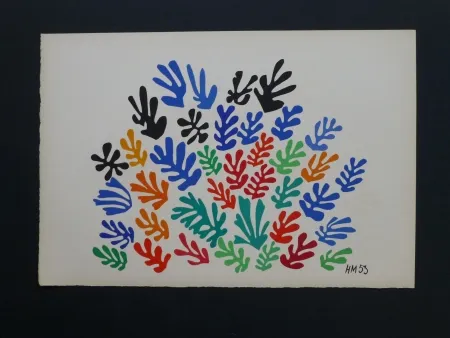Lithographie Matisse - La gerbe, 1953