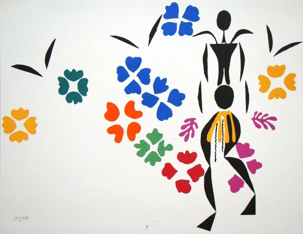 Lithographie Matisse - La négresse