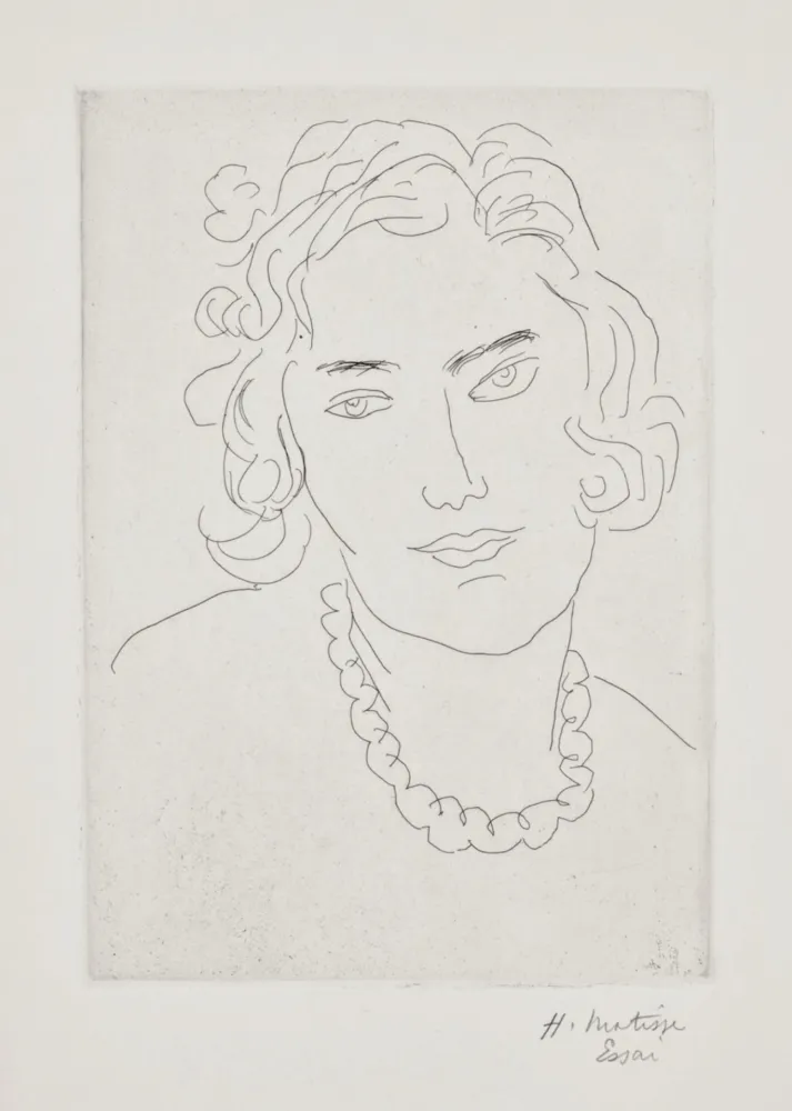 Gravure Matisse - Le Grand Collier 