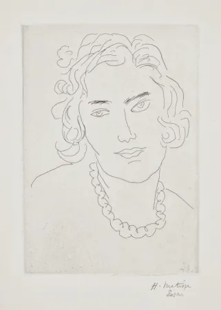 Gravure Matisse - Le Grand Collier 