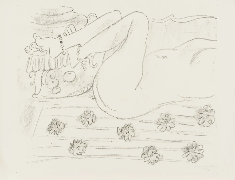 Lithographie Matisse - Nu. Étude d’un mouvement de jambes