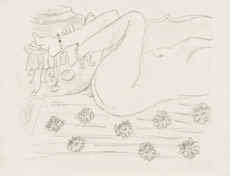 Lithographie Matisse - Nu. Étude d’un mouvement de jambes