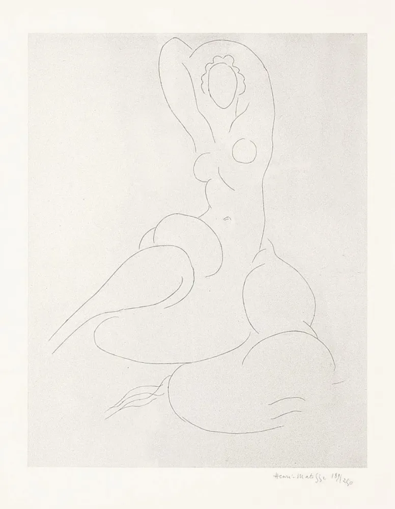 Gravure Matisse - Nu pour Cleveland