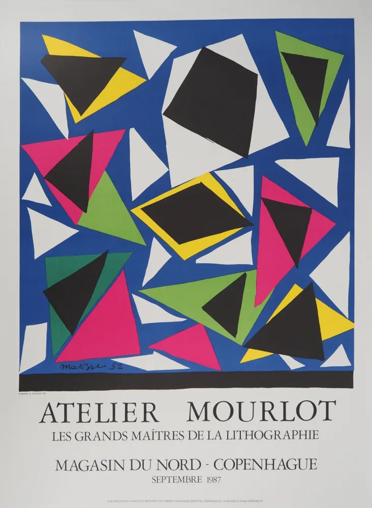Livre Illustré Matisse - Papiers découpés, Atelier Mourlot