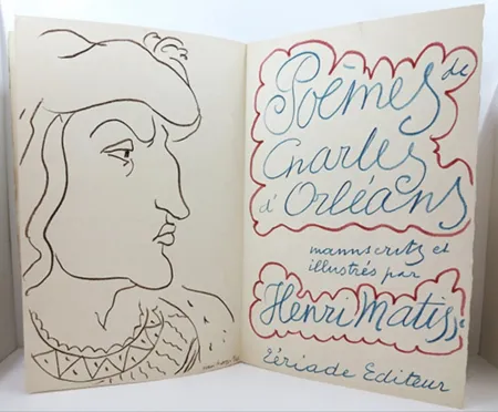 Livre Illustré Matisse - Poèmes de Charles d'Orleans, Teriade 1950