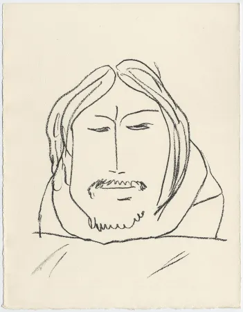 Lithographie Matisse - Portrait d'homme esquimau n° 6. 1947 (Pour Une Fête en Cimmérie)