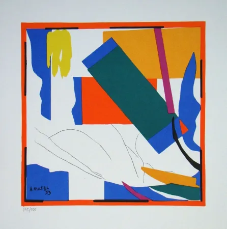 Sérigraphie Matisse - Souvenir d'Océanie, 1953