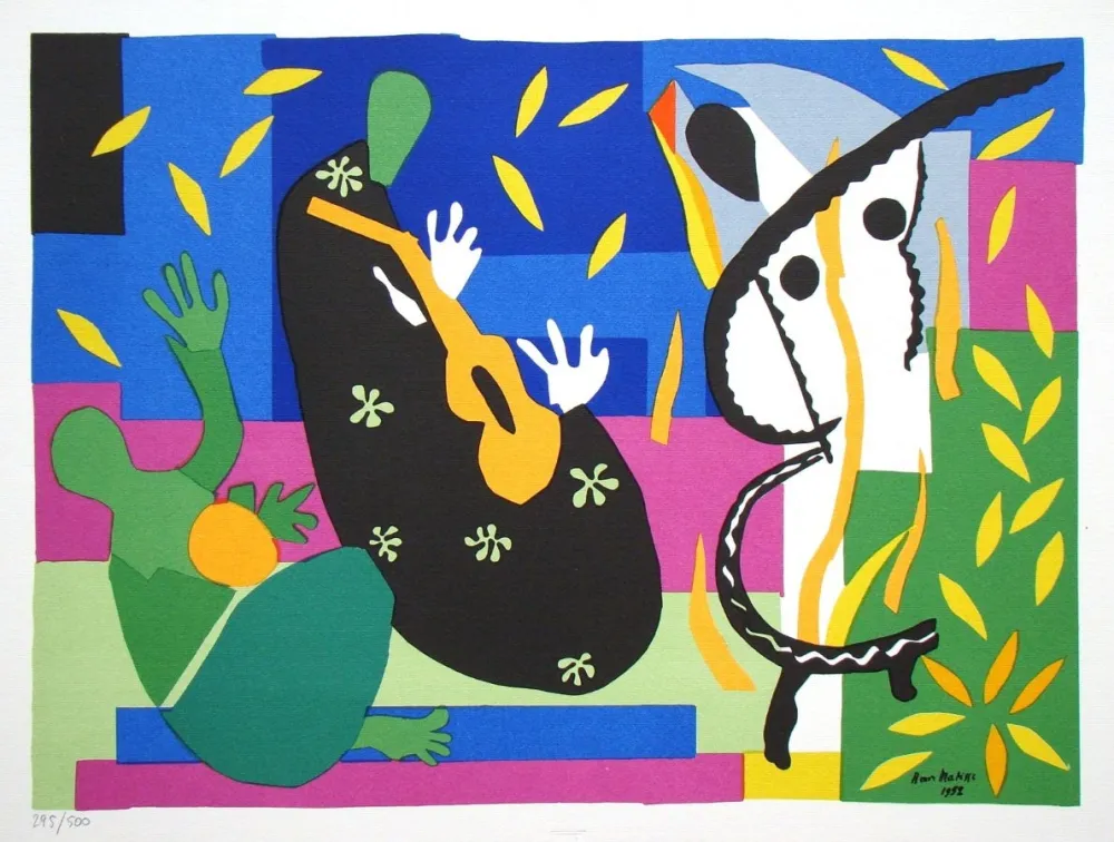 Lithographie Matisse - Tristesse du Roi