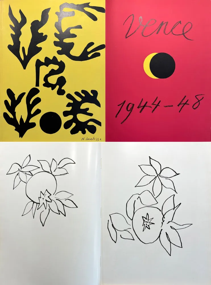Livre Illustré Matisse - VERVE VOL. VI - N° 21-22. VENCE 1944-48 : PEINTURES ET DESSINS DE MATISSE.