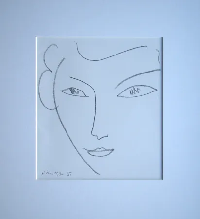 Lithographie Matisse - Visage