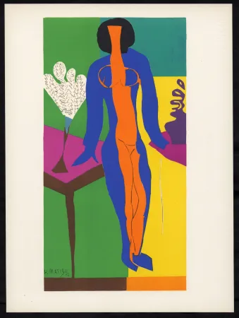 Lithographie Matisse - ZULMA (1950). Très rare épreuve du tirage de luxe sur Arches (1958)