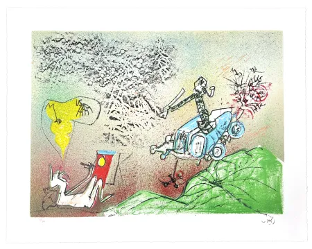 Lithographie Matta - All Cosmicstrippers XI