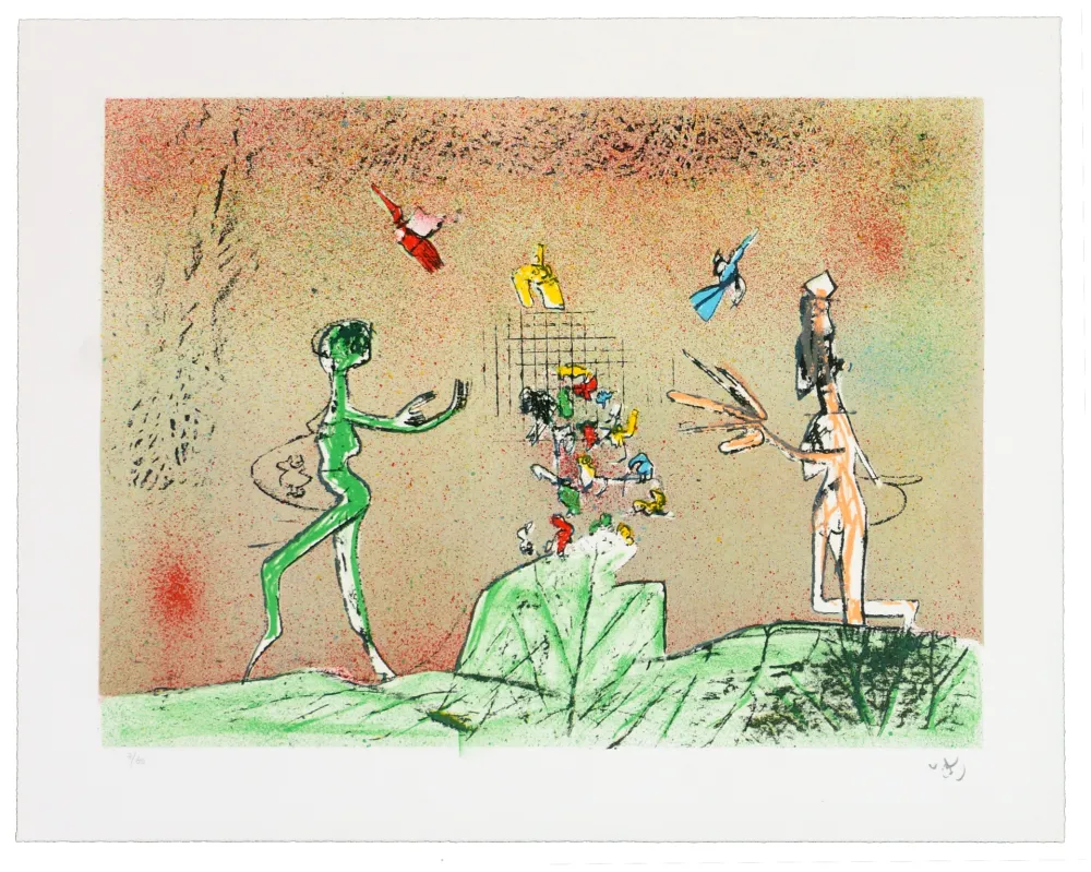 Lithographie Matta - All Cosmicstrippers XIII