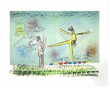 Lithographie Matta - All Cosmicstrippers XVI