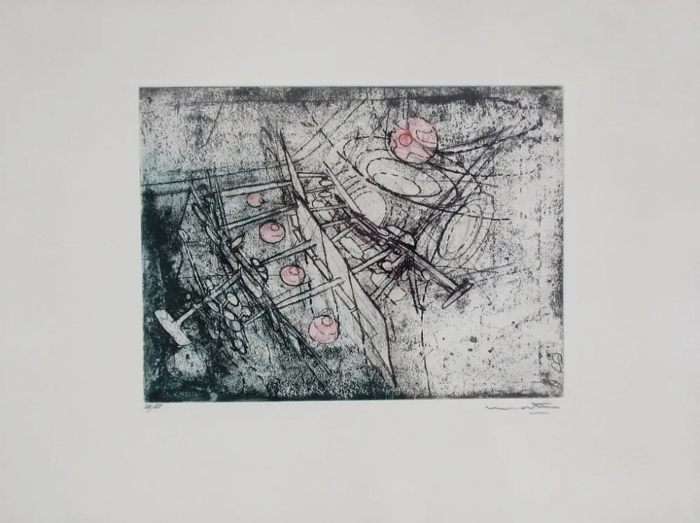 Eau-Forte Et Aquatinte Matta - Como detta dentro vo significado