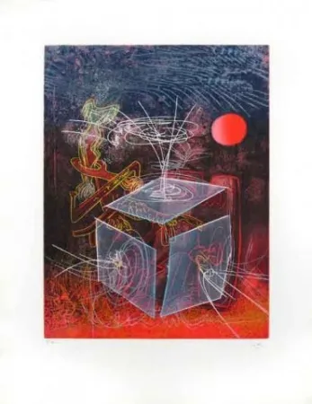 Eau-Forte Matta - L'ame est une inconnue