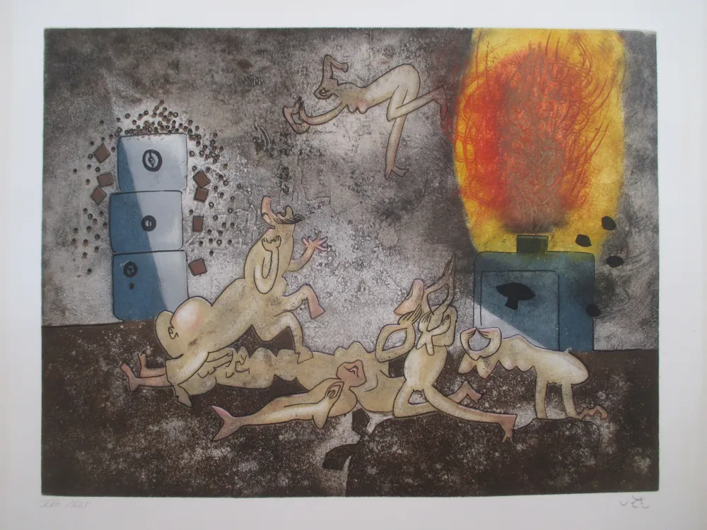 Aquatinte Matta - Landru