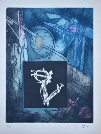 Eau-Forte Et Aquatinte Matta - Les Voix