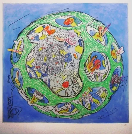 Eau-Forte Et Aquatinte Matta - N'ous T'ous