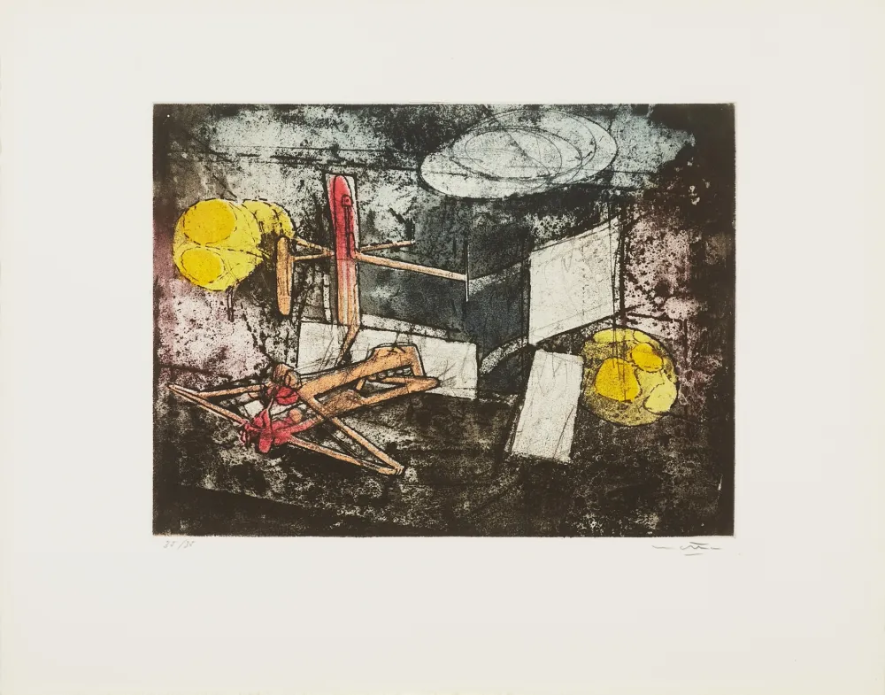 Eau-Forte Et Aquatinte Matta - Passage et sage du couple