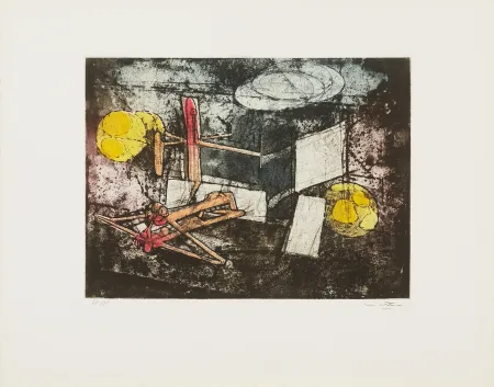 Eau-Forte Et Aquatinte Matta - Passage et sage du couple