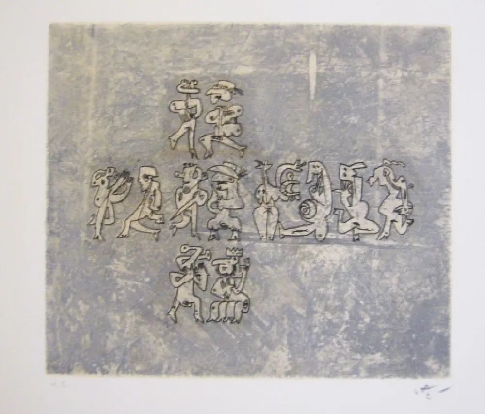 Eau-Forte Et Aquatinte Matta - Sans titre