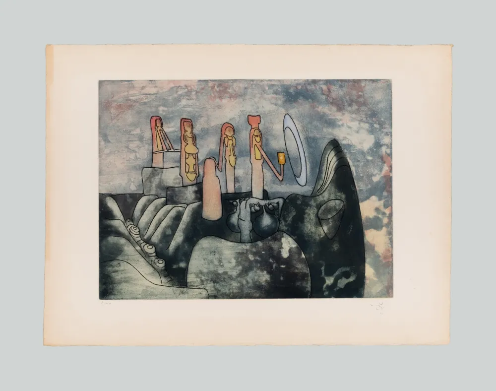 Eau-Forte Et Aquatinte Matta - Senza titolo