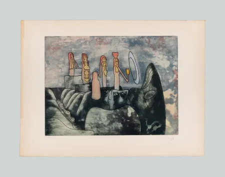 Eau-Forte Et Aquatinte Matta - Senza titolo