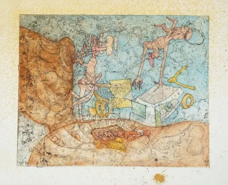 Eau-Forte Et Aquatinte Matta - Sexplication suffisante