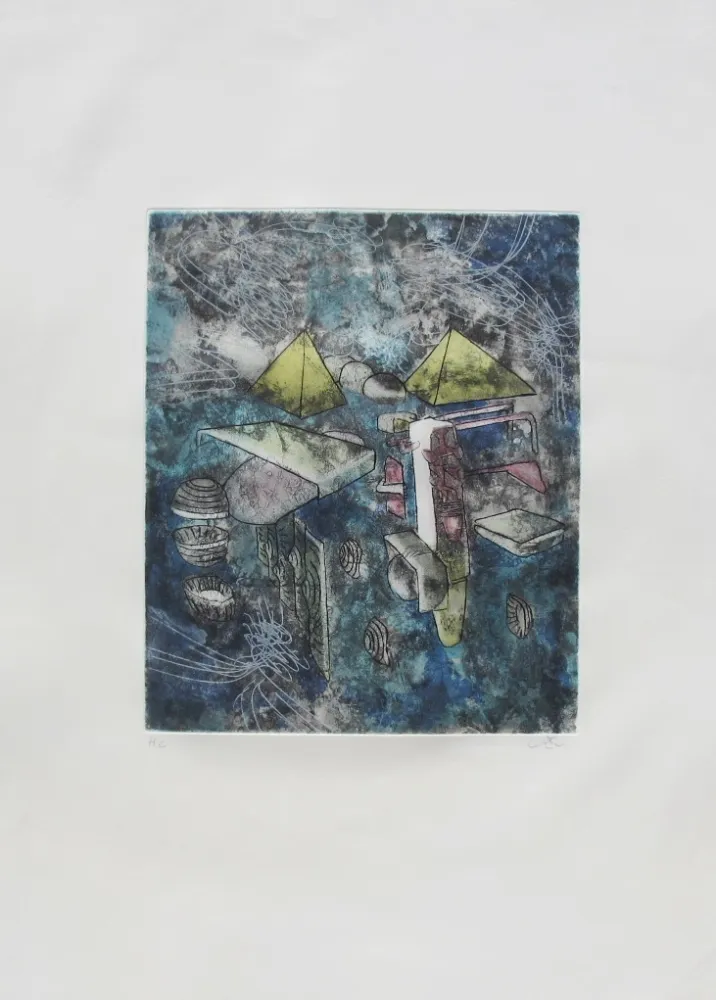 Eau-Forte Et Aquatinte Matta - Si non ti tumbo ti maso