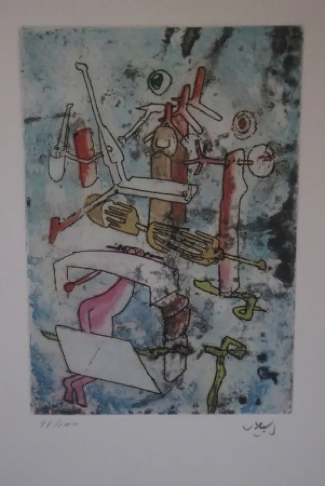 Eau-Forte Et Aquatinte Matta - Songes songés.