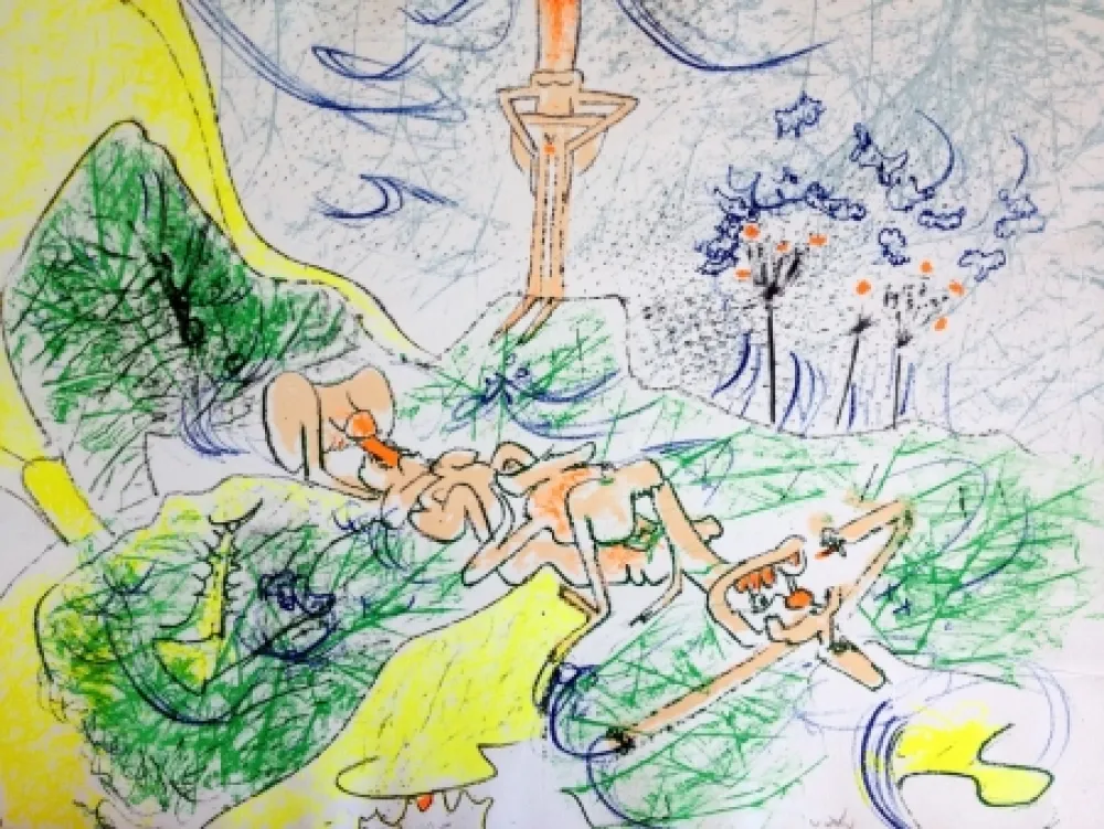 Lithographie Matta - S/T