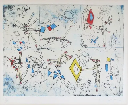 Eau-Forte Et Aquatinte Matta - The Moon Shoker