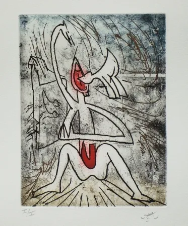 Eau-Forte Et Aquatinte Matta - Titre inconnu